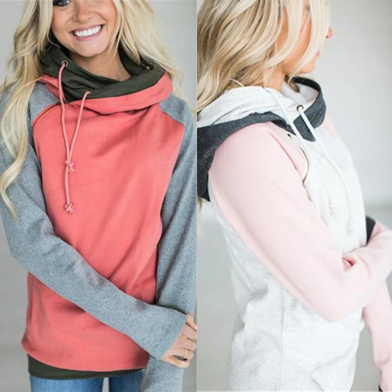women Hoodies New Hot Women's Long Sleeve Hoodie Sweatshirt Hooded Casual Tops Jumper Pullover