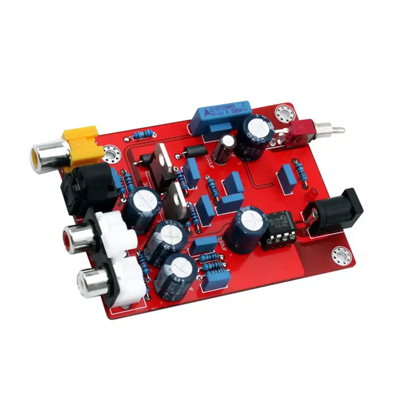 Hot 3C Hifi Tda1543 Cs8412 Dac Audio Decoder Board Op Amp Decoding Decode Circuit Module For Amplifier