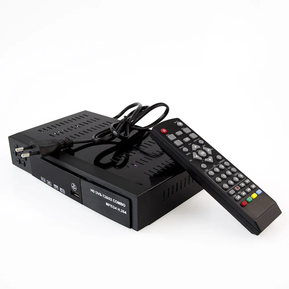 DVB-T2 DVB-S2 HD цифровой наземный спутниковый ТВ приемник комбо DVB S2 H.264 MPEG-4 Full HD 1080P ТВ-тюнер воздушная телеприставка
