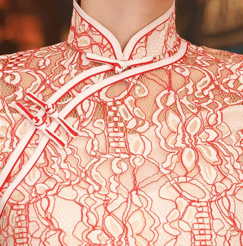 Модное зеленое Короткое платье-Ципао, китайское традиционное платье, Vestido, Восточное Чино, традиционное женское элегантное платье