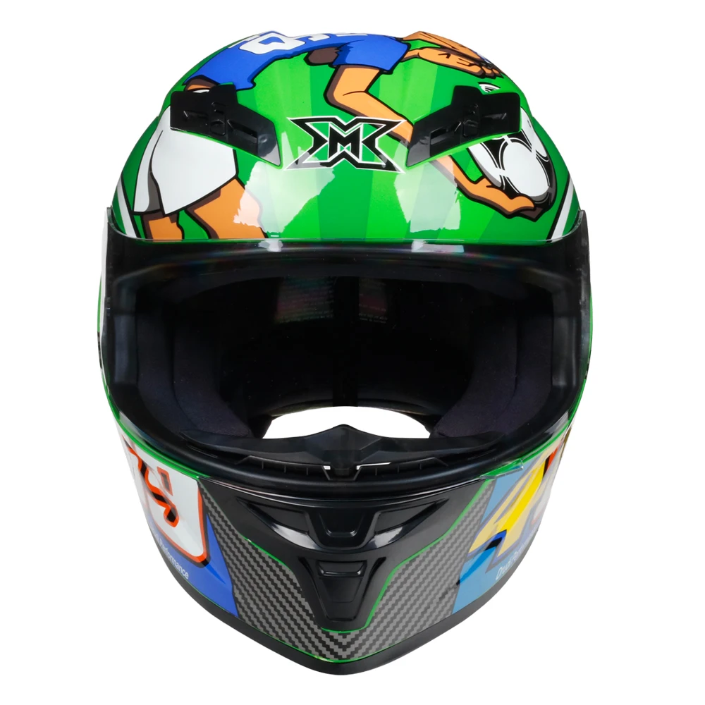 X мотоциклетный шлем полное лицо руля Футбол Человек живопись Casco De Moto Capacete Гонки Мотокросс DOT сертифицирован
