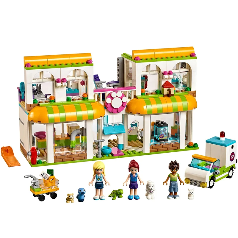 

New friends Toys Heartlake City Pet Centre Compatible Legoingly friends 41345 Building Blocks Toys for Children Birthday Gift