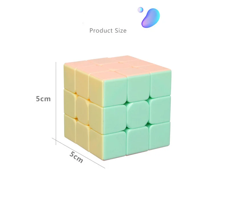 Красочные 3x3x3 куб 3 слоя магический куб профессиональный соревнование Cubo головоломка скоростной куб Развивающие игрушки для детей