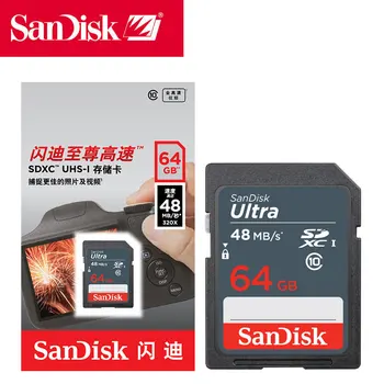 

Original SanDisk Ultra carte sd class 10 SD Memory Card 32GB 128GB 64GB 16 GB Flash Card For 1080p camera with Card Reader