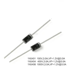 20 шт. с выпрямительным диодом 1N5408 1N5404 1N5401 1N5822 1N5818 UF5408 UF5402 6A10 10A10 DO-27
