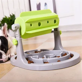 

миска для собак ABS Cat Dog Bowl Food Treat Toys Food Dispenser IQ Trainning Feeder