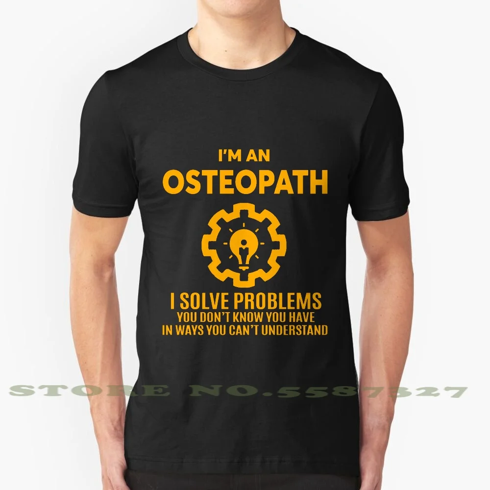 Osteopath-красивый дизайн 2017 черно-белая футболка для мужчин и женщин Osteopath новейший