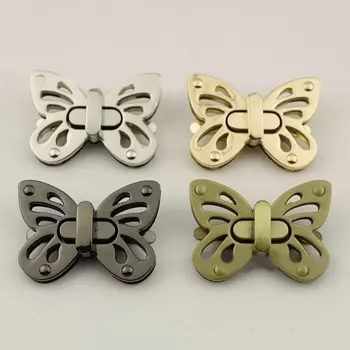 

2020 New Metal Butterfly Bag Turn Lock Twist Lock Clasp DIY Hardware Accessories Leather Craft Women Bag Handbag Shoulder Bag