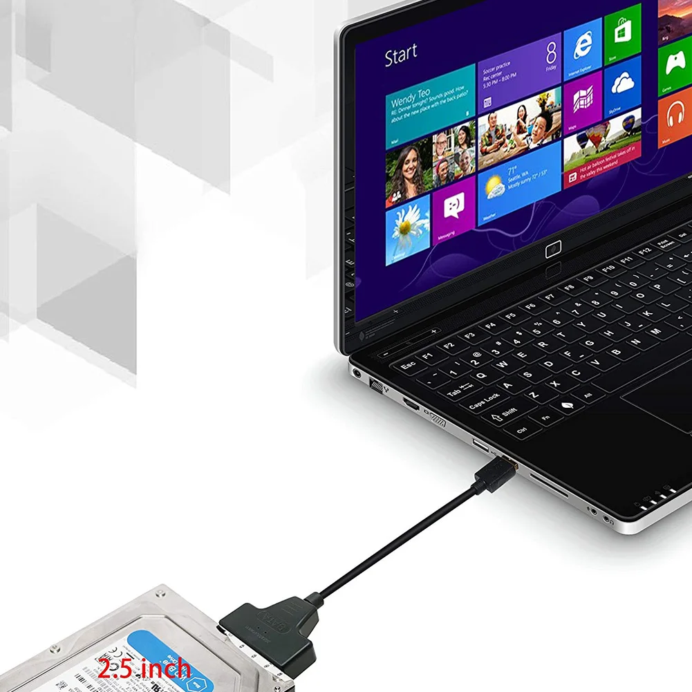 USB 3,0 до 2,5/3,5 дюймов IDE SATA адаптер жесткого диска HDD кабель преобразователя EM88