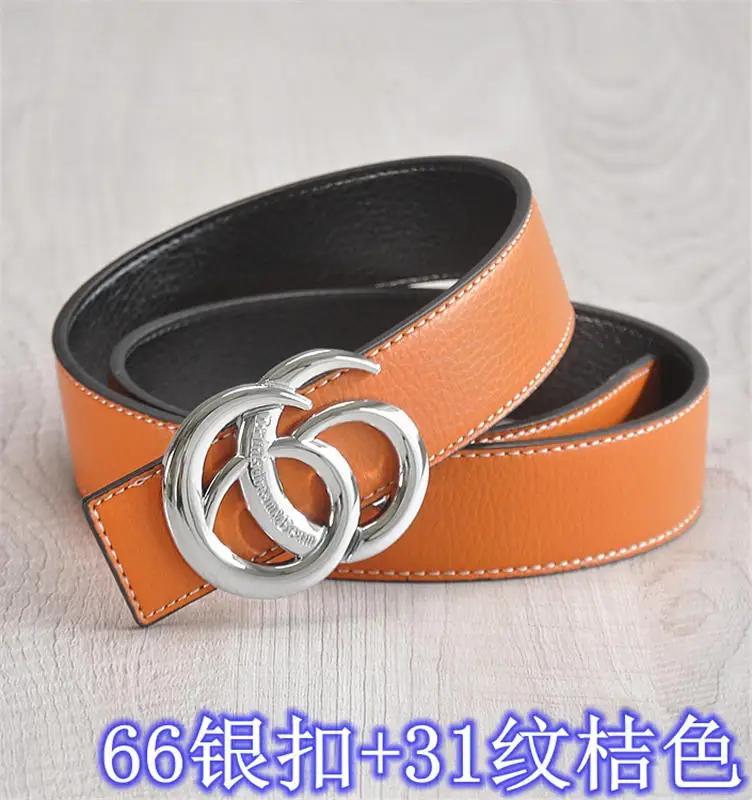 New Fashion Hot sales Lychee top layer cowhide Bronze buckle Style Real man business belt women leisure belt Free shipping - Цвет: Многоцветный