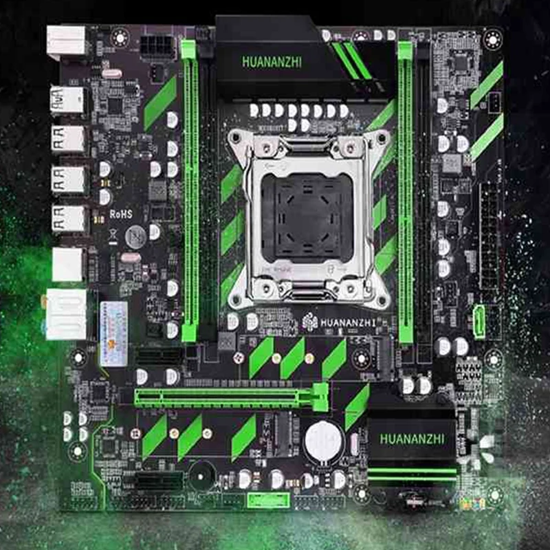 Материнская плата HUANANZHI X79-ZD3 M.2 NVME MATX с процессором Intel Xeon E5 2689 2,5 ГГц 4x8 Гб(32 ГБ) DDR3 1600 МГц ECC/REG ram