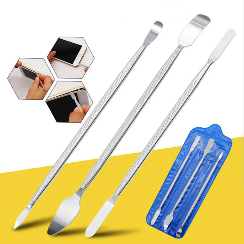 

3pcs metal Crowbar for tablet Mobile Phone car sound Repair Opening Disassemble Tool Metal crowbar