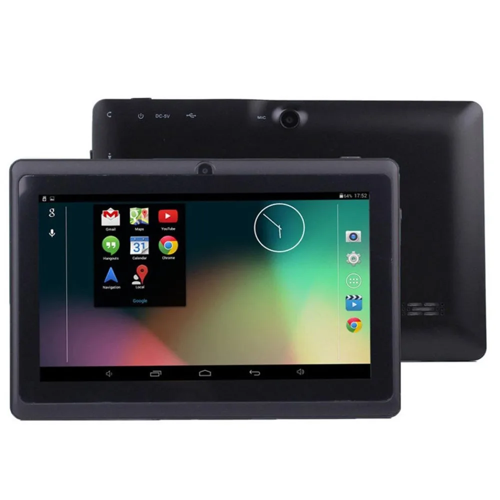 Умный MP4 плеер 7 дюймов Google Android 4,4 четырехъядерный планшетный ПК 1 Гб+ 8 Гб Двойная камера Wifi Bluetooth плеер подарок For7.26 - Цвет: A