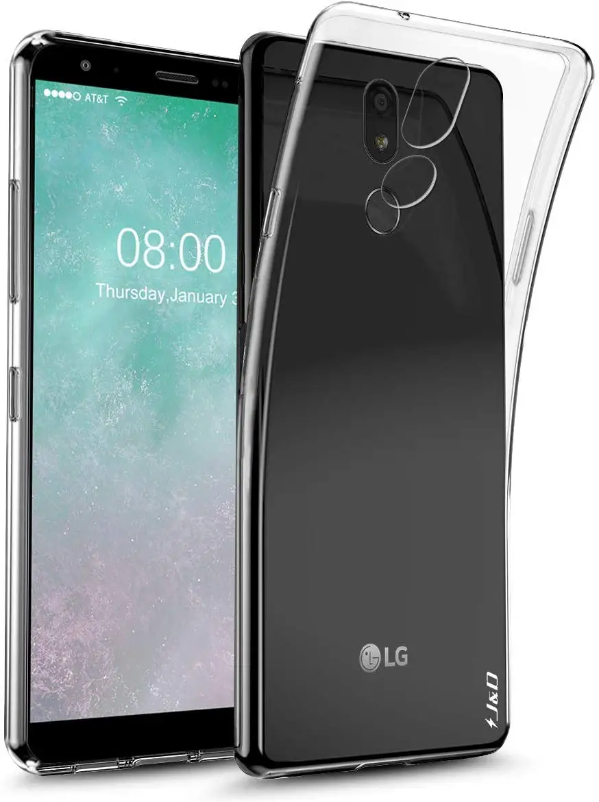 Для LG K50 K40 K11 K12 Max K10 Q8 Q7 Q6 плюс Q Stylus 5 3 2 ультра тонкий прозрачный мягкий ТПУ