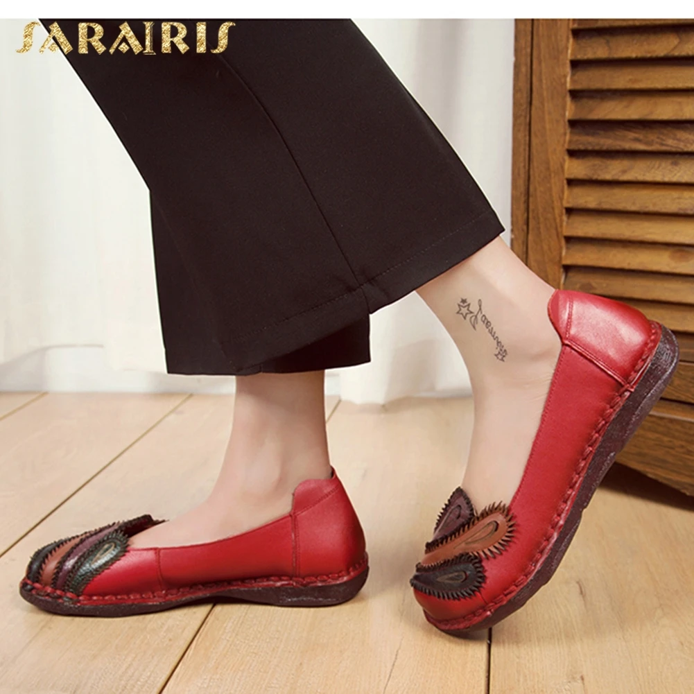 

Sarairis 2020 Fashion New Design High Quality Comfortable Shoes Woman Flats Slip On Wholesale Casual Lady Flats Women Shoes