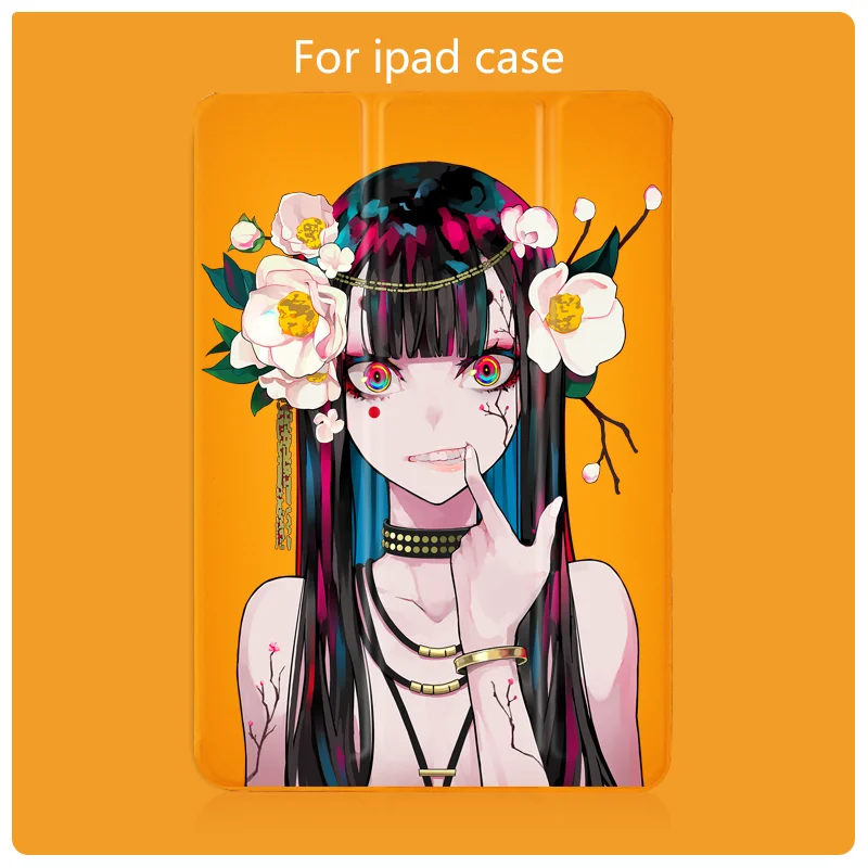 女の子のための日本のアニメデザインのタブレットケース Ipad Air 9 7 19 Pu 超薄型 プラスチック ウェイクスマート Ipad Mini 4 3 タブレット 電子書籍ケース Aliexpress
