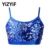 Cheerleader Costume Crop Top Kid Girls Dancewear School Stage Performance Dance Competition Costume Бюстгальтер Топы Форма Болельщицы