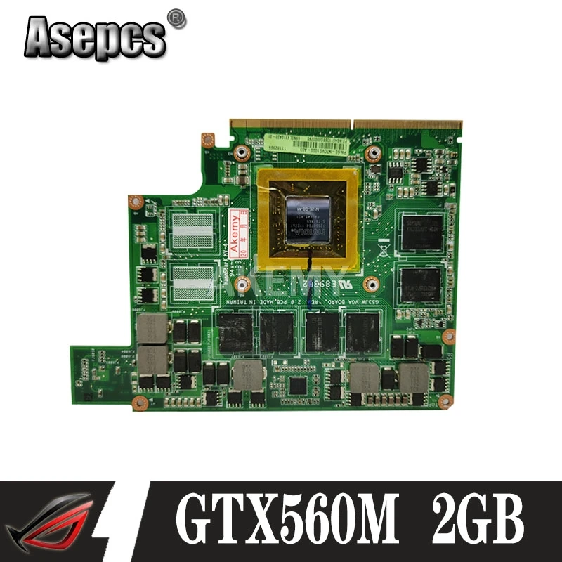 Free shipping Mxmiii VGA video card GTX 560m GTX560M G73SW panel For Asus G73JW G53SW G53SX G53JW VX7 2GB | Компьютеры и офис
