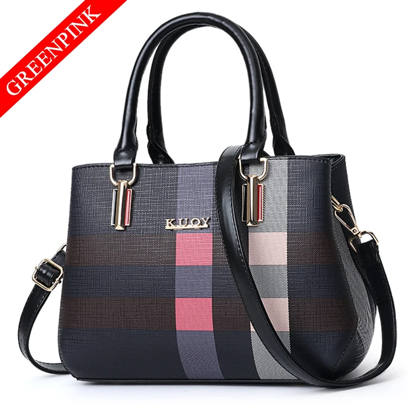 Роскошные женские сумки, дизайнерские Брендовые женские кожаные сумки, сумка на плечо для женщин, женские сумки - Цвет: A60-15-Black