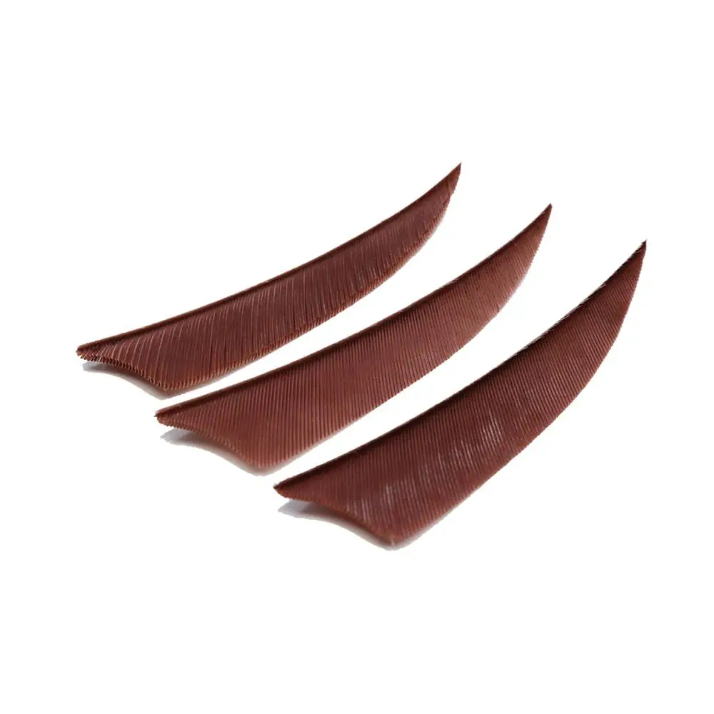Billig 60 Pack Pfeil Federn Befiederung Türkei Natürliche Feder 3 zoll Rechten Flügel für Ziel Jagd Pfeile