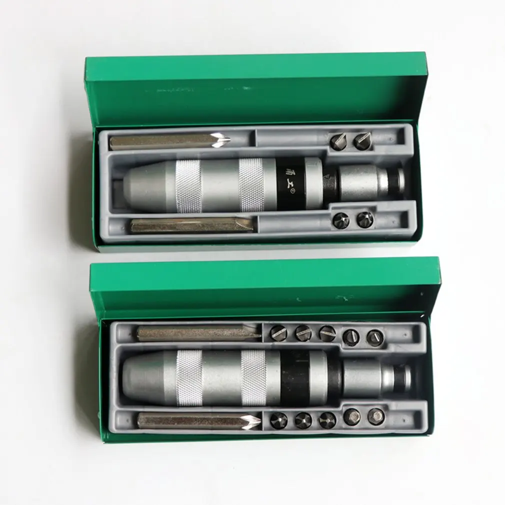 

1 Set Multi-purpose Heavy Duty Impact Screwdriver Set Driver Chisel Bits Tools Socket Kit With Case Box