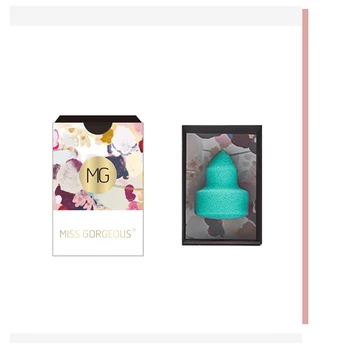 

Miss Gorgeous 1pc Makeup Sponge Conical Shaped Cosmetic Puff Beauty Belleza Foundation Cream Concealer Make Up Sponge Tool Green