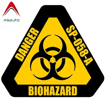 

Aliauto DANGER BIOHAZARD Car Sticker Sign Warning Mark Personality Decal for Mini Cooper Countryman R50 R52,12CM*11CM