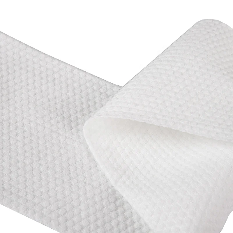 45Pcs Disposable Cotton Face Cloths Towel Thick Facial Tissue Face Cleaning Makeup Remover Roll Tissue Dry and Wet Use