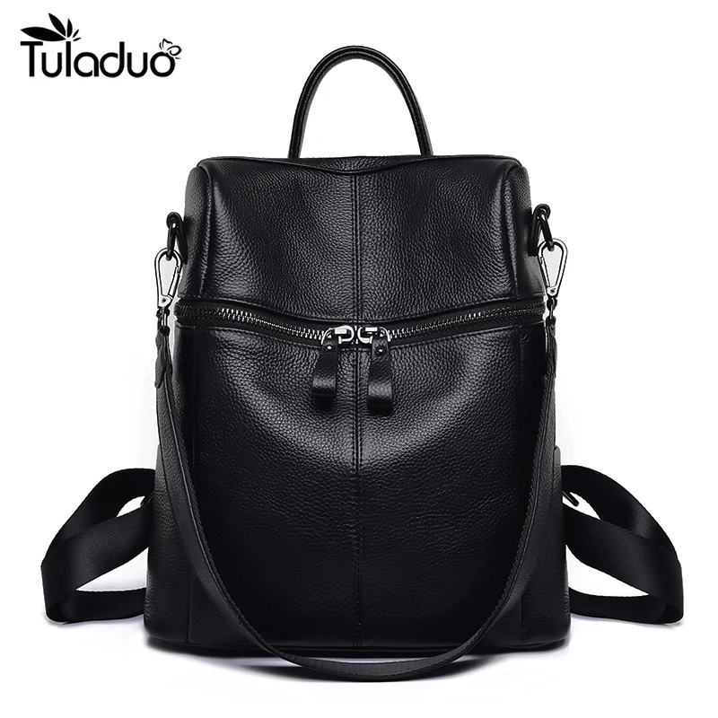 Многофункциональный женский рюкзак женские рюкзаки из 100% натуральной кожи