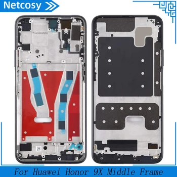 

For Huawei Honor 9X HLK-AL00 Housing Frame For Huawei Y9 Prime 2019 STK-L21 Middle Frame Plate Bezel Housing Cover Replacement