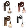 Retro Vintage Wall Light Shade Ceiling Lifting Pulley Industrial Wall Lamp Fixture Iron Loft Cafe Bar Adjustable Sconce Light ► Photo 2/6