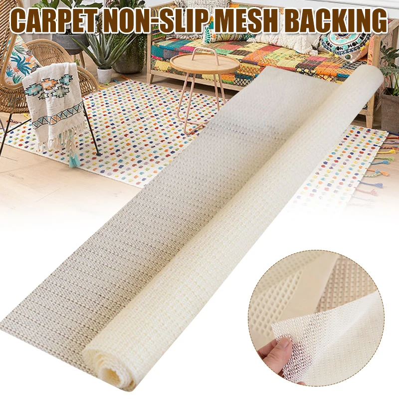 Suitable for Underfloor Heating Suitable for All Floors LILENO HOME Non-Slip Carpet Underlay Made from Non-Woven Carpet Stopper for a Safe Home 60 x 120 cm 