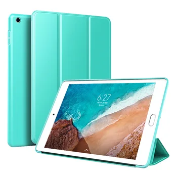 

for Xiaomi MiPad 4 8 Case Tablet cover For Xiaomi Mi Pad 4 8.0 Ultra Thin Magnetic Stand Silicone Soft Smart Cover +Film+Pen