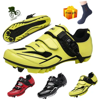 

2020 Cycling Shoes Men MTB Sapatilha Ciclismo Hombre Bicycle Sneaker Professional Athletic Mountain Road Self-locking Bike Shoes