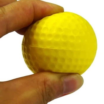 

Hot Selling Golfs Ball PU Solid Soft Balls Indoor Practice Ball Sport Exercise Room Foam Balls