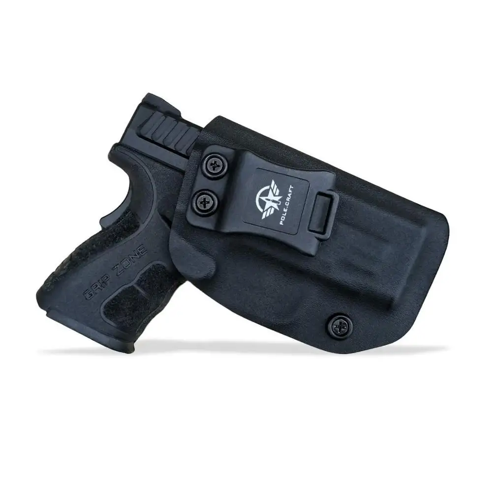 Black For Right Чехол для пистолета PoLe. Craft KYDEX, кобура iwb, Спрингфилд, XD-9, один стек, внутренний пояс, скрытая кобура для пистолета, чехол для пистолета - Цвет: Black For Right
