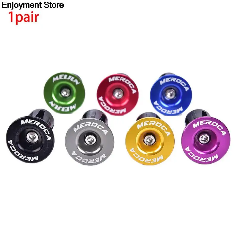 2PcsBikeBarEndPlugsBikeLightweightBarEndPlugsAluminumRoad