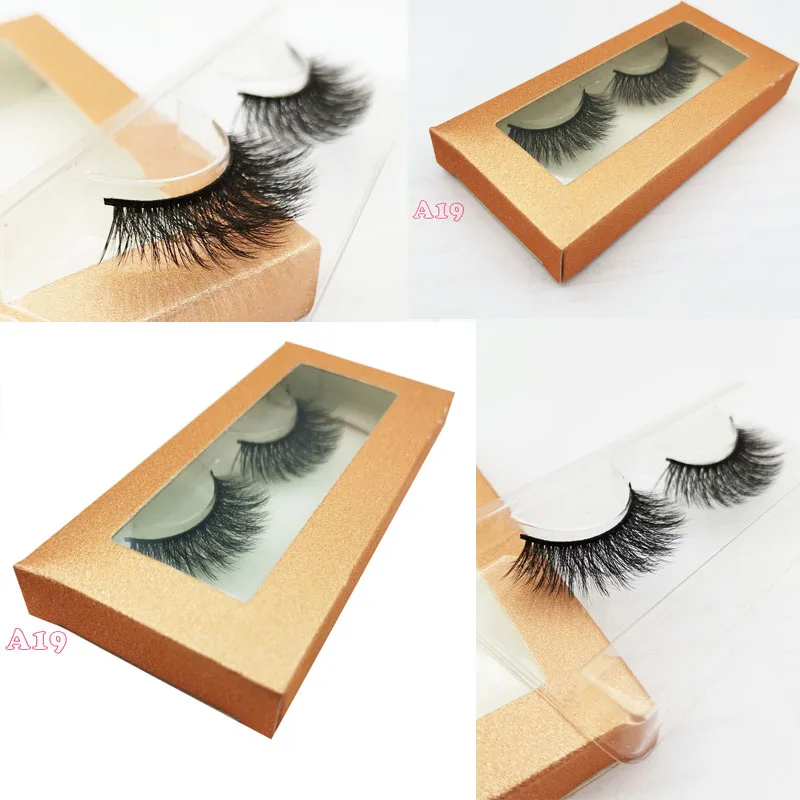 Пушистые ресницы норковые Объемные пушистые 3d для волос упаковочная коробка