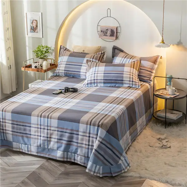 Bed Skirt 1 Pcs Set King Queen Full Twin Size Sheet Bedsheets Printed Flat 180*245/250*245/270*245cm | Дом и сад