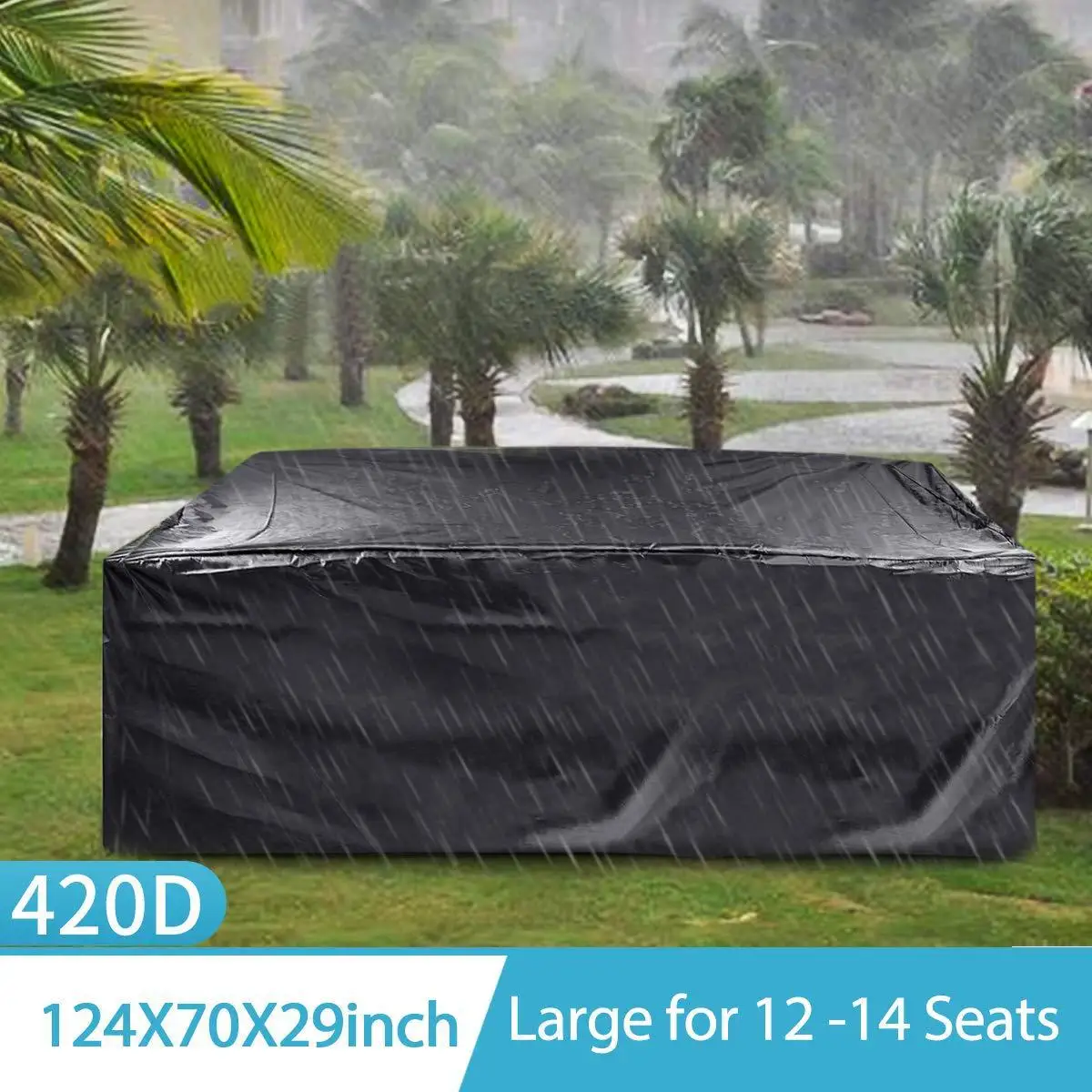 MINIFUN TABLE COVER OUTDOOR COURTYARD FURNITURE SET WATERPROOF AND CHAIR SHIELD | Дом и сад