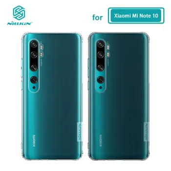 

Xiaomi CC9 Pro Case Nillkin Nature Series Transparent Clear Soft TPU Cover Case for Xiaomi Mi Note 10 Note10 Pro Casing