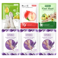 6pair Peel Foot Mask for Feet to Remove Calluses Anti Crack Heel Sock for Pedicure Moisturizing Exfoliating Feet Mask Spa