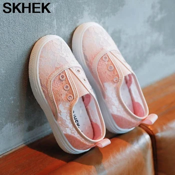 

SKHEK Kids Casual Shoes Girl's Boy's Slip-On Flat Soft Rubber Sole Solid Color Toddler Sneakers Baby Autumn Antislip Fashion