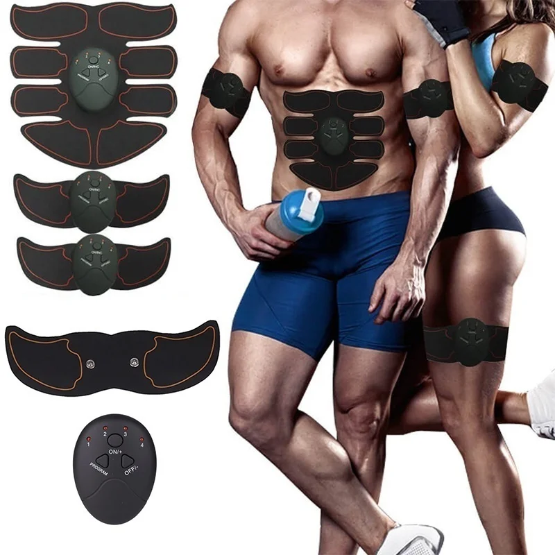 2020 Arm Fitness Shaping Massage Sliming Trainer 8 Pack Abs Exerciser Hip Muscle Stimulator Unisex Abdominal And Full Body Gel