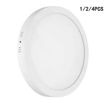 

1/2/4 Pcs 18W Round LEDPanel Light Surface LED Ceiling Lights for Room Cool White Led Fixtures Ceiling Lamps For Living Room