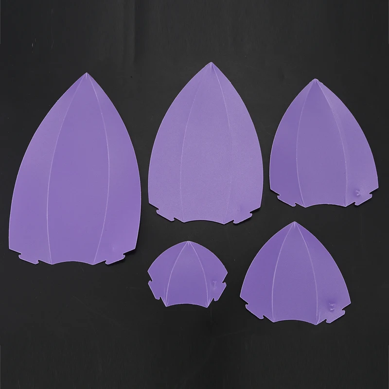 DIY Lotus абажур IQ PP потолочный светильник абажур-подвесной светильник, абажур для рождественской гостиной Декор Светильник ing, диаметр: 53 см(фиолетовый
