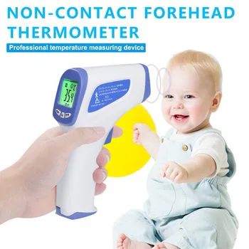 

Non-contact Forehead Thermometer Digital Lcd Infrared Body Temporal Thermometer High Accurate Measurement Tool Fever Heat