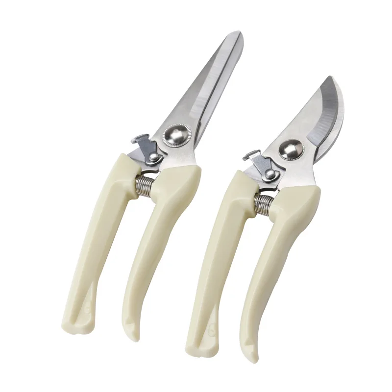 Podadora de árboles de 17cm/19cm, tijera de podar de jardinería, juego de herramientas de corte de acero inoxidable, herramientas para el hogar, antideslizante