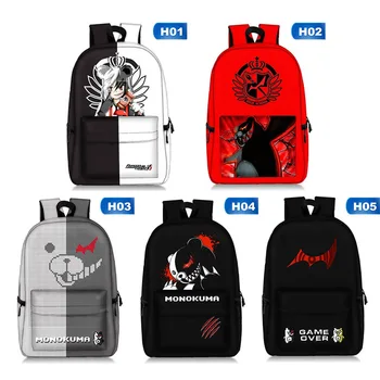 

Danganronpa Trigger Happy Backpack Students High School Bag Women Men Large Capacity Rucksack Travel Laptop Backpack Dropship