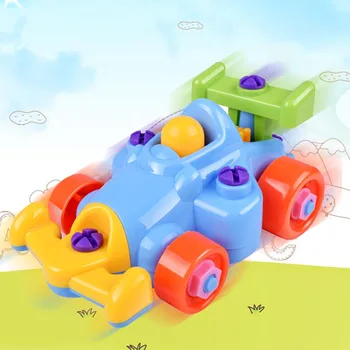 

Take-Apart Toy Kit Plastic 3D DIY Car Vehicle Building Combination Assembly Toy with Tinker Tools for Toddlers Kids Boys